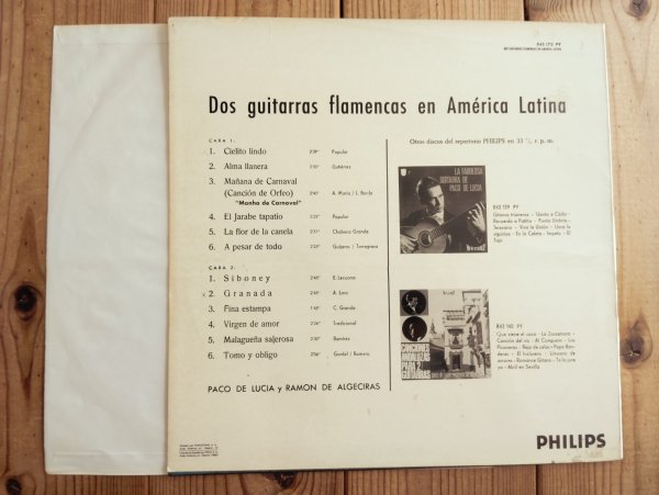画像2: Paco de Lucia Y Ramon De Algeciras / Dos Guitarras Flamencas En America Latina (2)