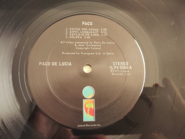 画像3: Paco De Lucia / Paco (3)