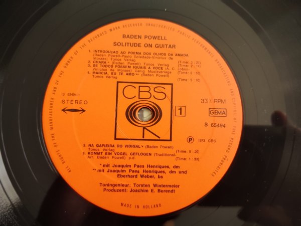 画像3: Baden Powell / Solitude On Guitar (3)