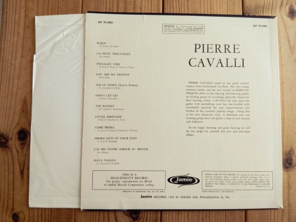 画像2: Pierre Cavalli / Magic Sounds Of Pierre Cavalli (2)