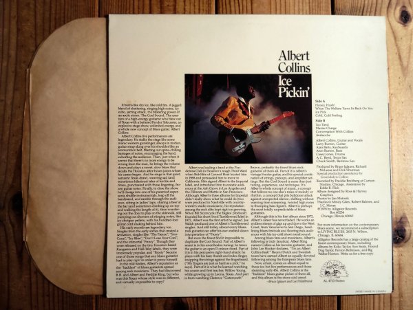画像2: Albert Collins / Ice Pickin' (2)