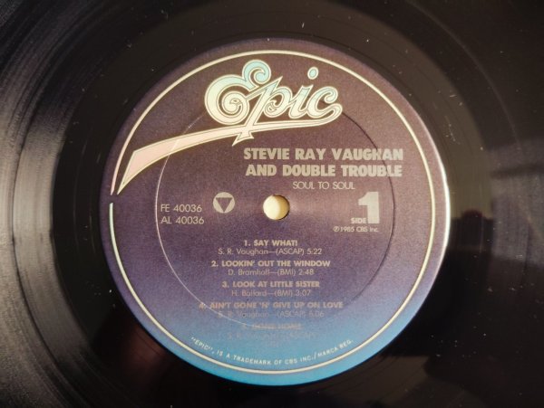 画像3: Stevie Ray Vaughan And Double Trouble / Soul To Soul (3)