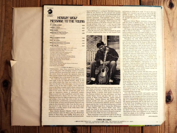 画像2: Howlin' Wolf / Message To The Young (2)