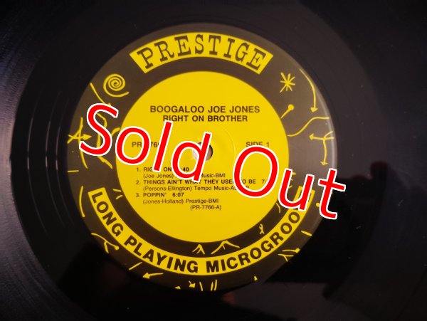 画像3: Boogaloo Joe Jones / Right On Brother (3)