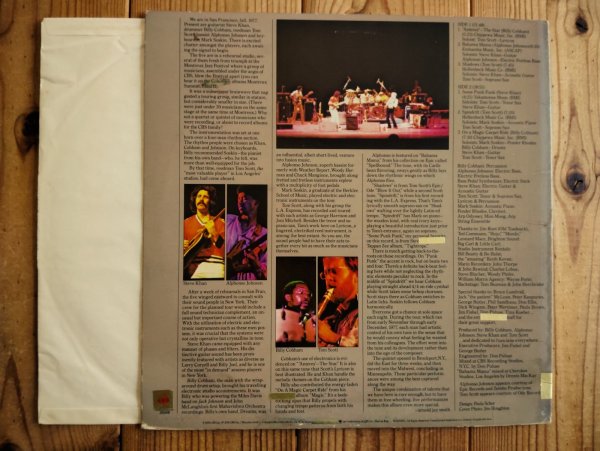 画像2: Billy Cobham, Steve Khan, Alphonso Johnson, Tom Scott / Alivemutherforya (2)