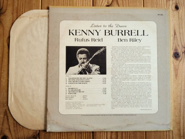 画像2: Kenny Burrell / Listen To The Dawn (2)