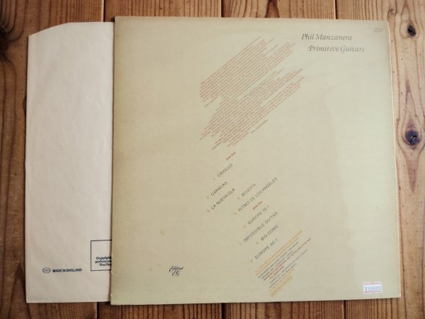 画像2: Phil Manzanera / Primitive Guitars (2)