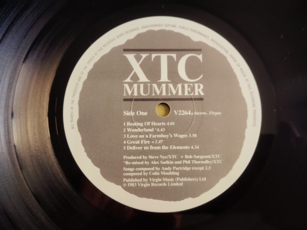 画像3: XTC / Mummer (3)