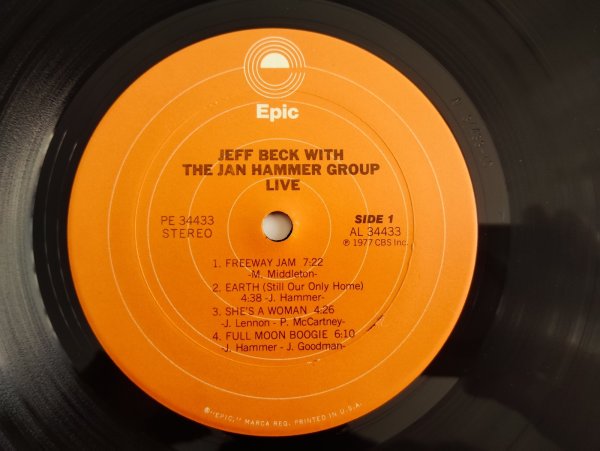 画像3: Jeff Beck With The Jan Hammer Group / Live (3)