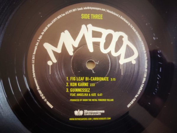 画像3: MF Doom / MM..Food (3)