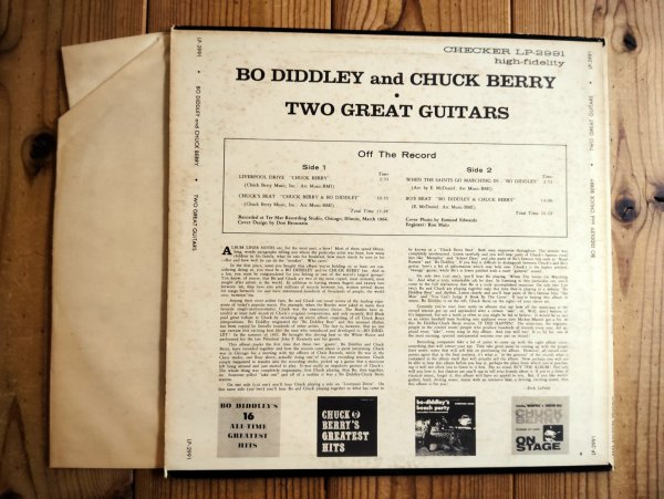 画像2: Bo Diddley And Chuck Berry / Two Great Guitars (2)
