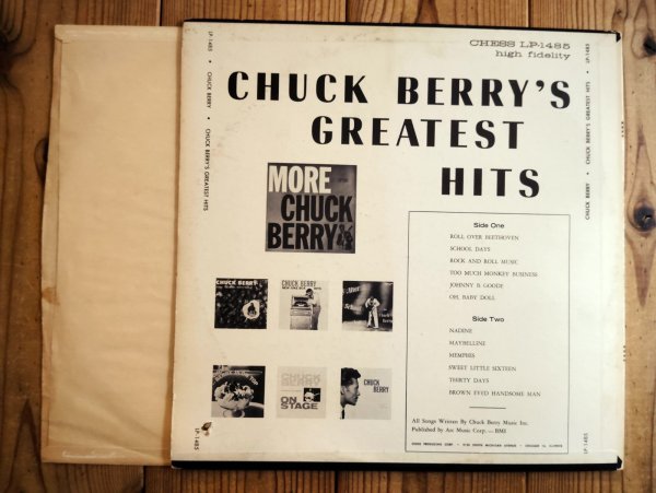 画像2: Chuck Berry / Chuck Berry's Greatest Hits (2)