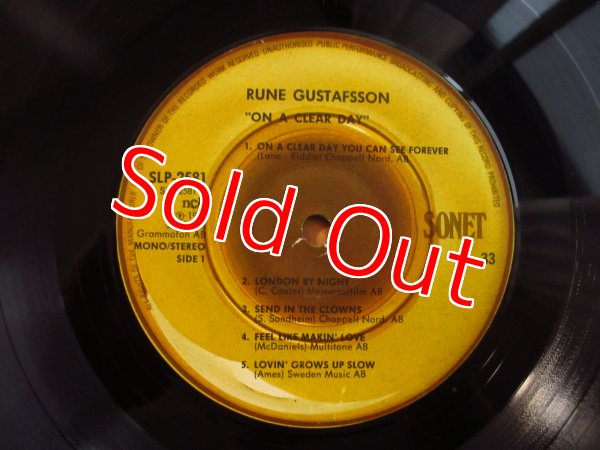 画像3: Rune Gustafsson / On A Clear Day (3)